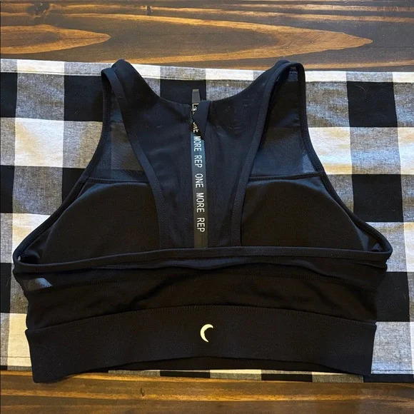 Zyia black one more rep sports bra large - Picture 2 of 4